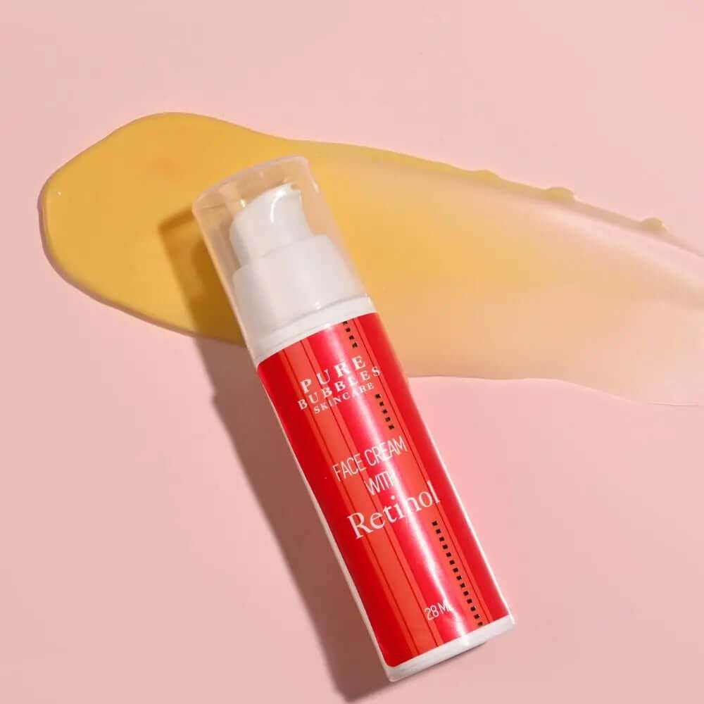 Retinol Face Cream for Melasma, Acne, Pigmentation & Ageing In India by Pure Bubbles