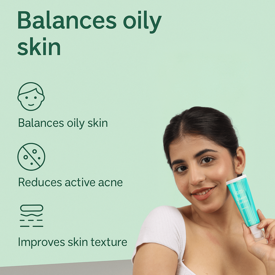 Pure bubbles clarity lotion moisturizer for oily skin. Lotion for oily skin and lotion for acne prone skin.