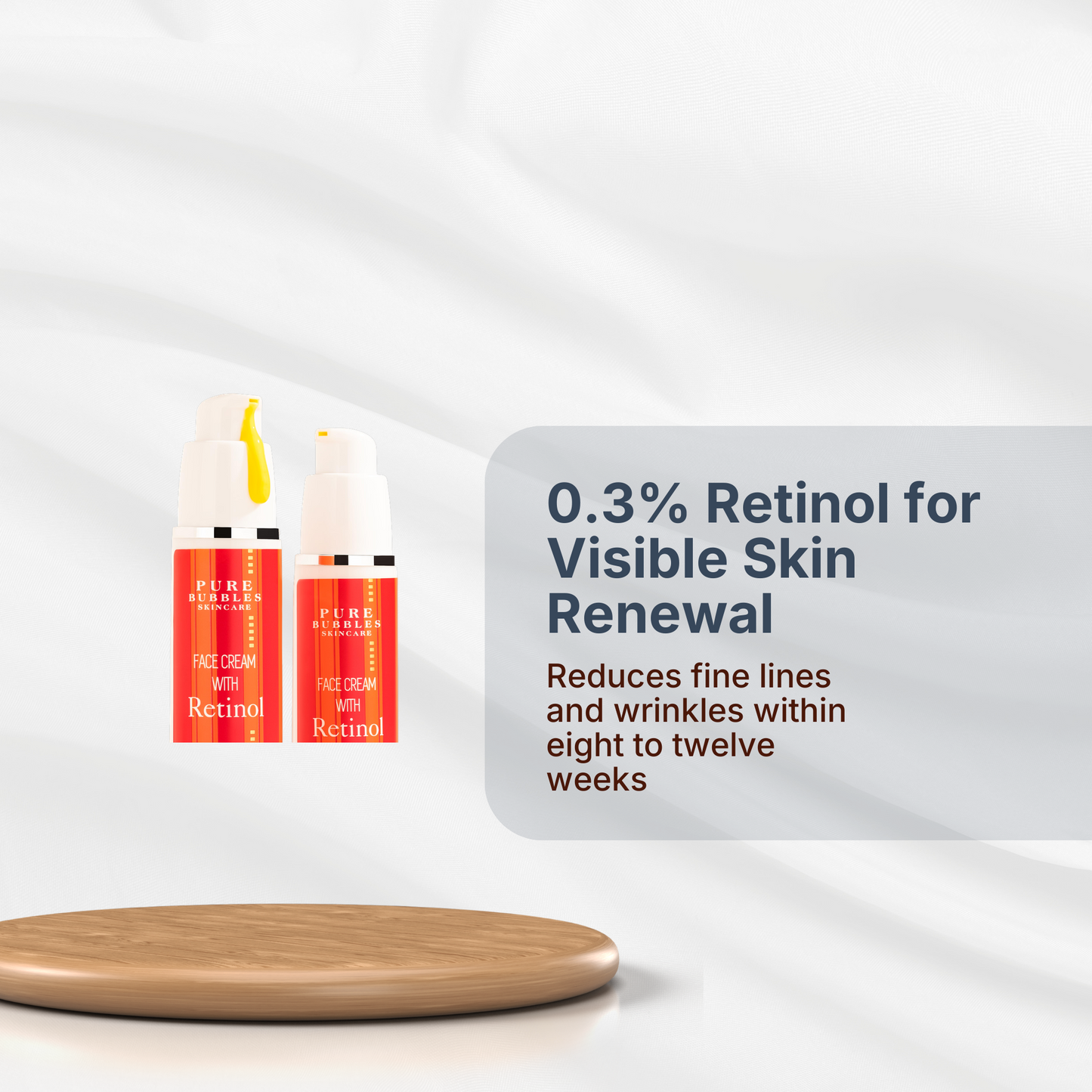 Retinol Face cream 0.3% for Anti ageing Melasma hyperpigmentation and collagen support 30ml