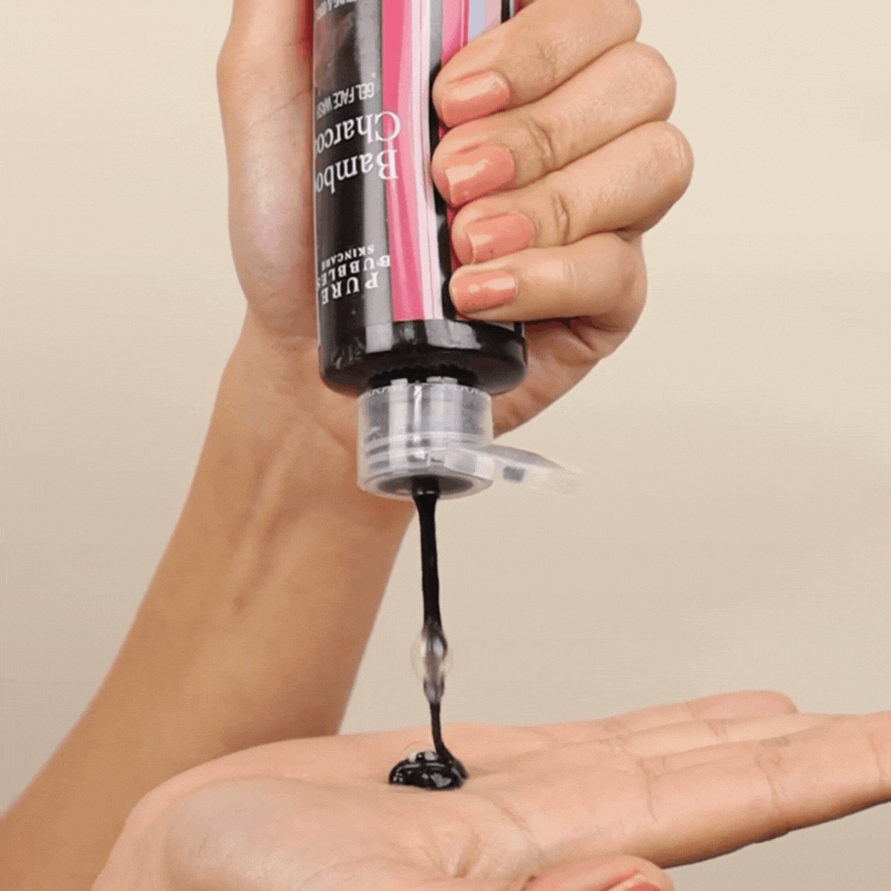 Bamboo Charcoal Face Wash - Pure Bubbles Skincare