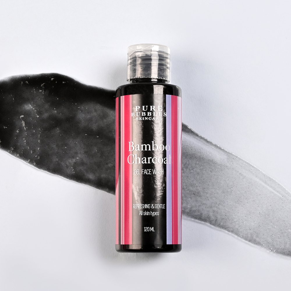 Bamboo Charcoal Face Wash - Pure Bubbles Skincare