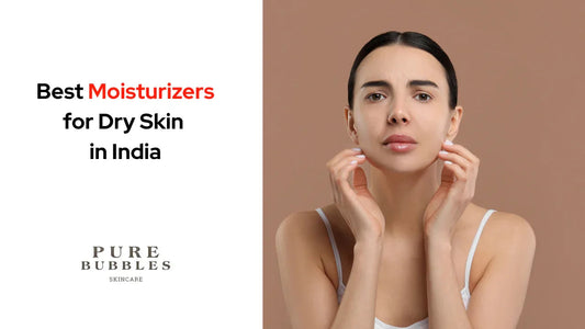 Woman applying moisturizer for dry skin, best skincare solutions in India