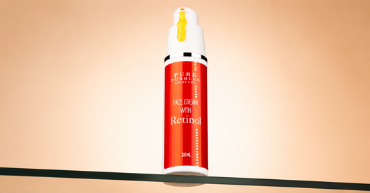 retinol face cream pure bubbles skincare for pigmentation dark spots best retinol in India blog post 2026 shop on amazon 