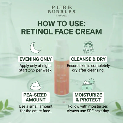 0.3% Retinol Face Cream| Melasma|Anti-ageing|Acne 30ml