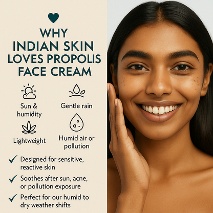 Barrier Repair Cream for Dry & Sensitive Skin | Propolis Moisturiser | Deep Nourishing Face Cream