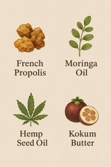 ingredients of propolis face cream for redness dryness acne prone skin