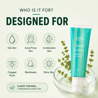 Clarity Lotion— Advanced Acne & Sebum Control Moisturizer