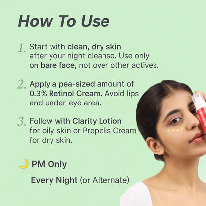 How to use retinol face cream on face step by step