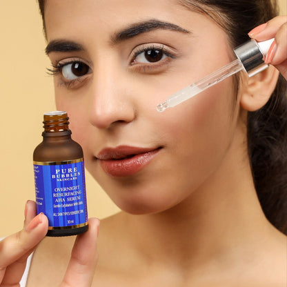 Overnight Resurfacing AHA Serum 30 ML - Pure Bubbles Skincare